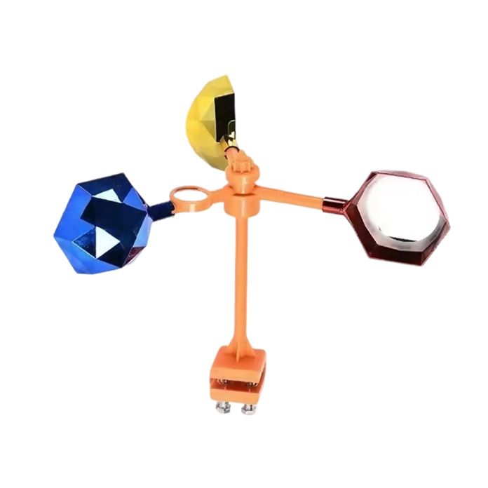 Colorful diamond shaped insulated base bird repellent